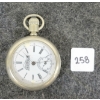 Image 1 :  NEW HAVEN WATCH CO. SILVEROID LOCOMOTIVE SPECIAL POCKET WATCH 