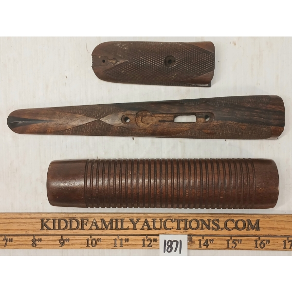 LOT OF 3 - D/BBL FORESTOCKS & PUMP SHOTGUN PC