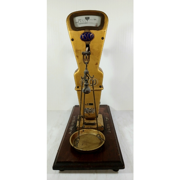 ASCO TRUE WEIGHT SYSTEM SCALE - C. 1920'S-1930'S
