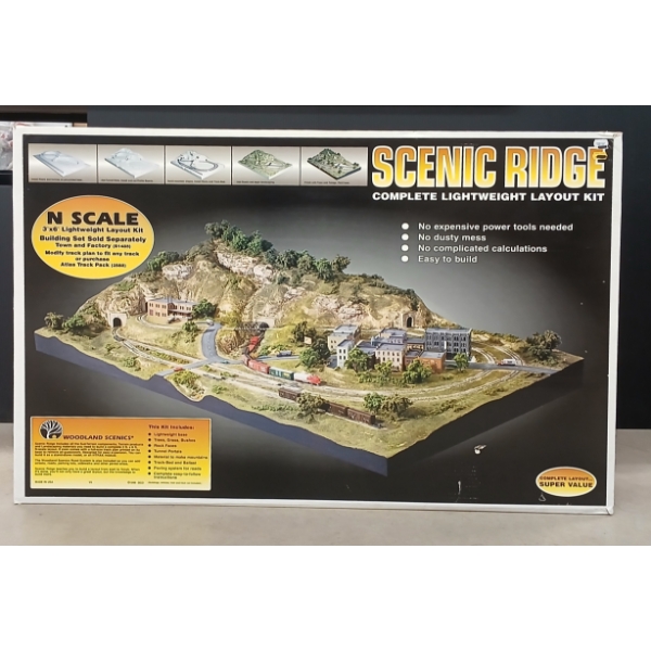 SCENIC RIDGE N SCALE COMPLETE LIGHTWEIGHT LAYOUT KIT