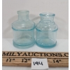 Image 1 : LOT OF 2 - UNMARKED INKWELL BOTTLES
