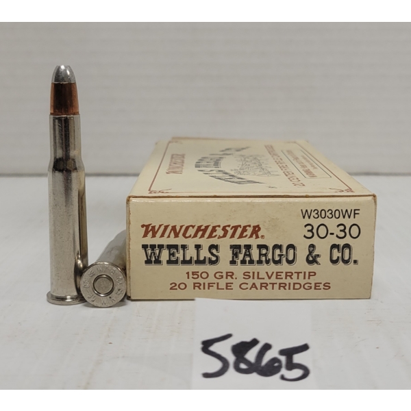 AMMO: 20X WINCHESTER .30-30 150 GR . SILVERTIP