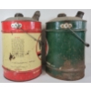 Image 3 :  LOT OF 2 - B/A & VEEDOL MOTOR OIL CANS - 5 GAL