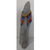 Image 2 : BEADED WOMAN - SIGNED - STONE & BEADS