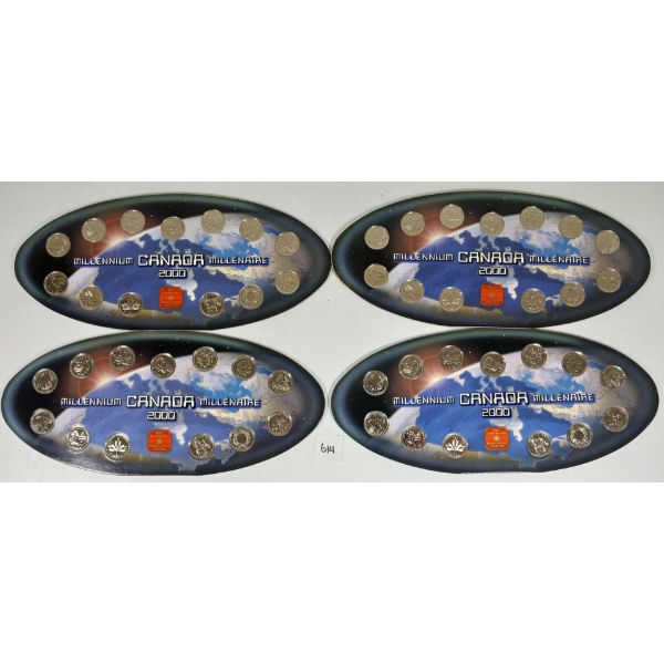 LOT OF 4 - 2000 RCM MILLENNIUM SETS