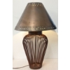 Image 1 : METAL BASKET LAMP W/ CELESTIAL COPPER SHADE