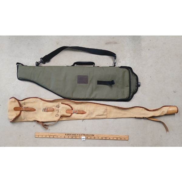 LOT OF 2 - SOFT GUN CASES - INCL TOURBON