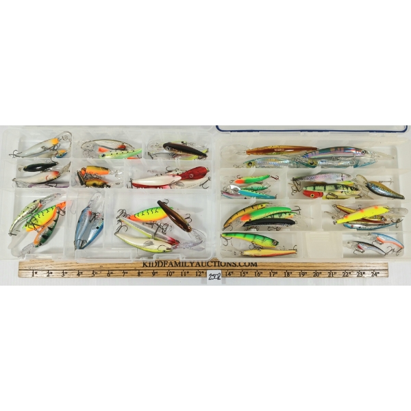 QTY OF LURES W/ CASES