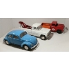 Image 2 : LOT OF 3 - TONKA PRESSED STEEL BUG BEETLE, JEEP TOW TRUCK & FORD PICKUP 