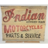 Image 1 : INDIAN MOTORCYCLES PARTS & SERVICES - HAND-PAINTED SST SIGN