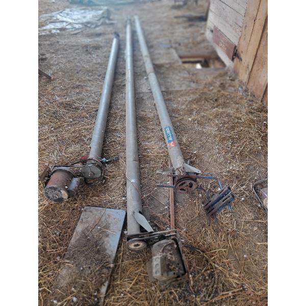 LOT OF 3 - 4IN GRAIN AUGERS