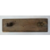 Image 4 : LOT OF 3 - DECORATIVE WOOD PCS - INCL CARVED WALL ART, MOULDING SHELF & COAT HOOKS