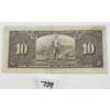 Image 2 : 1937 BANK OF CANADA $10 BANKNOTE