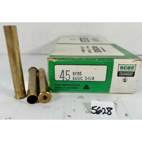 BRASS: 20X RCBS .45 BASIC 3-1/4