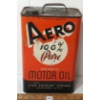Image 1 : AERO 100% PURE MOTOR OIL 8 QT CAN 