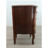 Image 3 : FRENCH PROVINCIAL BURLED MAHOGANY VENEER DESK 