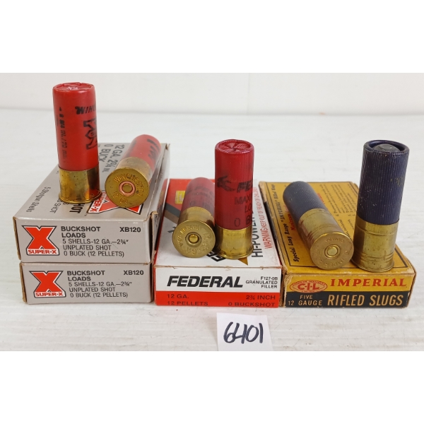 AMMO: 20X MIXED 12GA - 2-3/4IN - BUCKSHOT & SLUGS