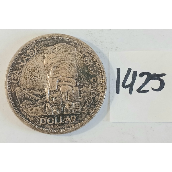1958 CDN SILVER DOLLAR