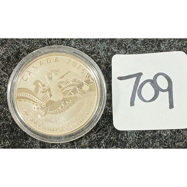 2015 CDN $20 SILVER COIN