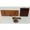 Image 7 : LOT OF 3 - AMMO DISPLAY TRENCH ART, STIRLING ENGINE GATLING GUN MODEL & BRASS PROPELLER