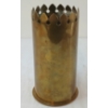 Image 3 : 1912 GERMAN BRASS ARTILLERY SHELL - TRENCH ART VASE