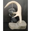Image 3 : HANG MAN - SIGNED - STONE & BONE