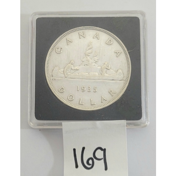 1935 CDN SILVER DOLLAR - UNCIRCULATED