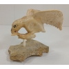 Image 2 : "BIRD AND FISH" BY JIMMY NAKOOLAK - BONE