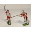 Image 2 : LOT OF 2 - BRITAINS HISTORICAL SERIES - NO. 1257 YEOMAN OF THE GUARD & 1664 KNIGHTS OF AGINCOURT