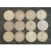 Image 2 : LOT OF 12 - 1946-1965 CDN 25 CENT COINS
