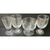 Image 2 : LOT OF 24 - MISC GLASSWARE - DESSERT BOWLS, TULIP WINE GLASSES, COLOURFUL FLUTES, ETC