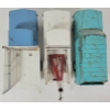 Image 6 : LOT OF 3 - TONKA PRESSED STEEL TOW, STACK RACK TRUCK MODELS