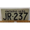 Image 1 : 1932 ONTARIO LICENCE PLATE