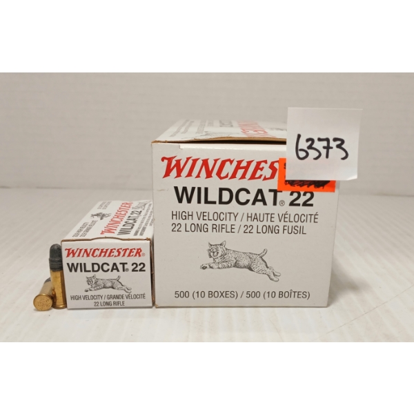 AMMO: 500X WINCHESTER WILDCAT .22 LR - 40GR - RN