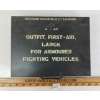 WWII HAGGER & DANIELS LTD FIRST AID BOX FOR ARMOURED FIGHTING VEHICLES