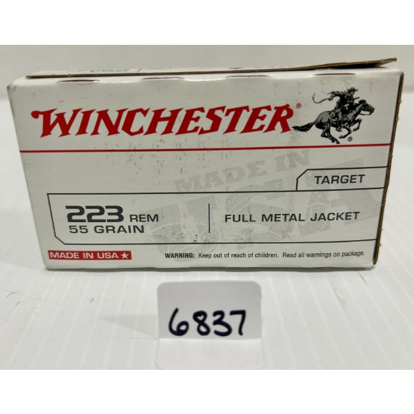 AMMO: 20X WINCHESTER .223 REM - 55 GR FMJ