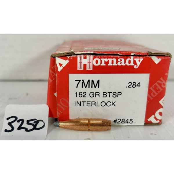 BULLETS: 100X HORNADY 7 MM - 162 GR SP