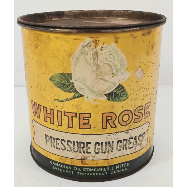 WHITE ROSE PRESSURE GUN GREASE CAN - 5 LBS