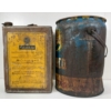 Image 3 : LOT OF 2 - EN-AR-CO / WHITE ROSE MOTOR OIL CANS - 5 GAL