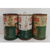 Image 2 : LOT OF 3 - B/A PEERLESS MOTOR OIL QT CANS - INCL BOWTIE