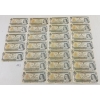 LOT OF 25 - 1973 CDN $1 BANKNOTES