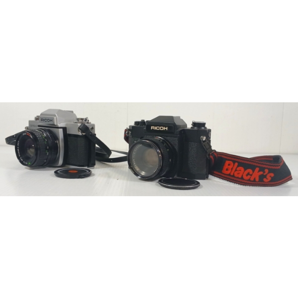 LOT OF 2 - RICOH SINGLEX II & SLX 500 CAMERAS