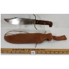 Image 1 : WESTERN HUNTING KNIFE W/ LEATHER SHEATH