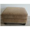 Image 2 : HONEY BEIGE UPHOLSTERED OTTOMAN