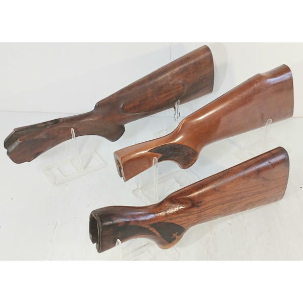 LOT OF 3 - MISC BUTT STOCKS