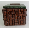 Image 3 : SEWING SPOOL MOTIF BOX W/ LEATHER LINING