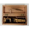 Image 2 : FIELD MICROSCOPE W/ CASE - BRASS - C. VICTORIAN ERA