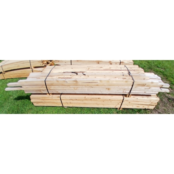 LOT OF 2 - CEDAR WOOD BOARDS IN BUNDLES