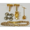 Image 2 : LOT OF 5 - PAIRS OF CUFF LINKS & BRACELET ETC 