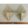 Image 1 : LOT OF 2 - CAST DECORATIVE WALL SHELVES
